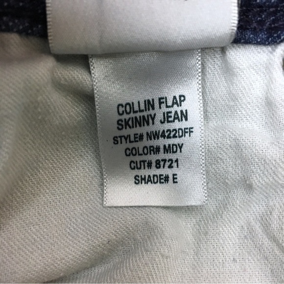 HUDSON Jeans Collin Flap Pocket Skinny Slim Fit Stretch Dark Wash Denim Size 29 - Picture 9 of 13